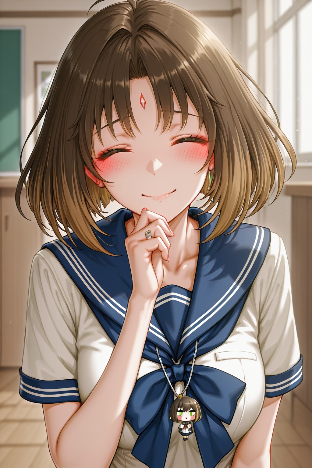 QILINセーラー服生成テスト | の人気AIイラスト・グラビア