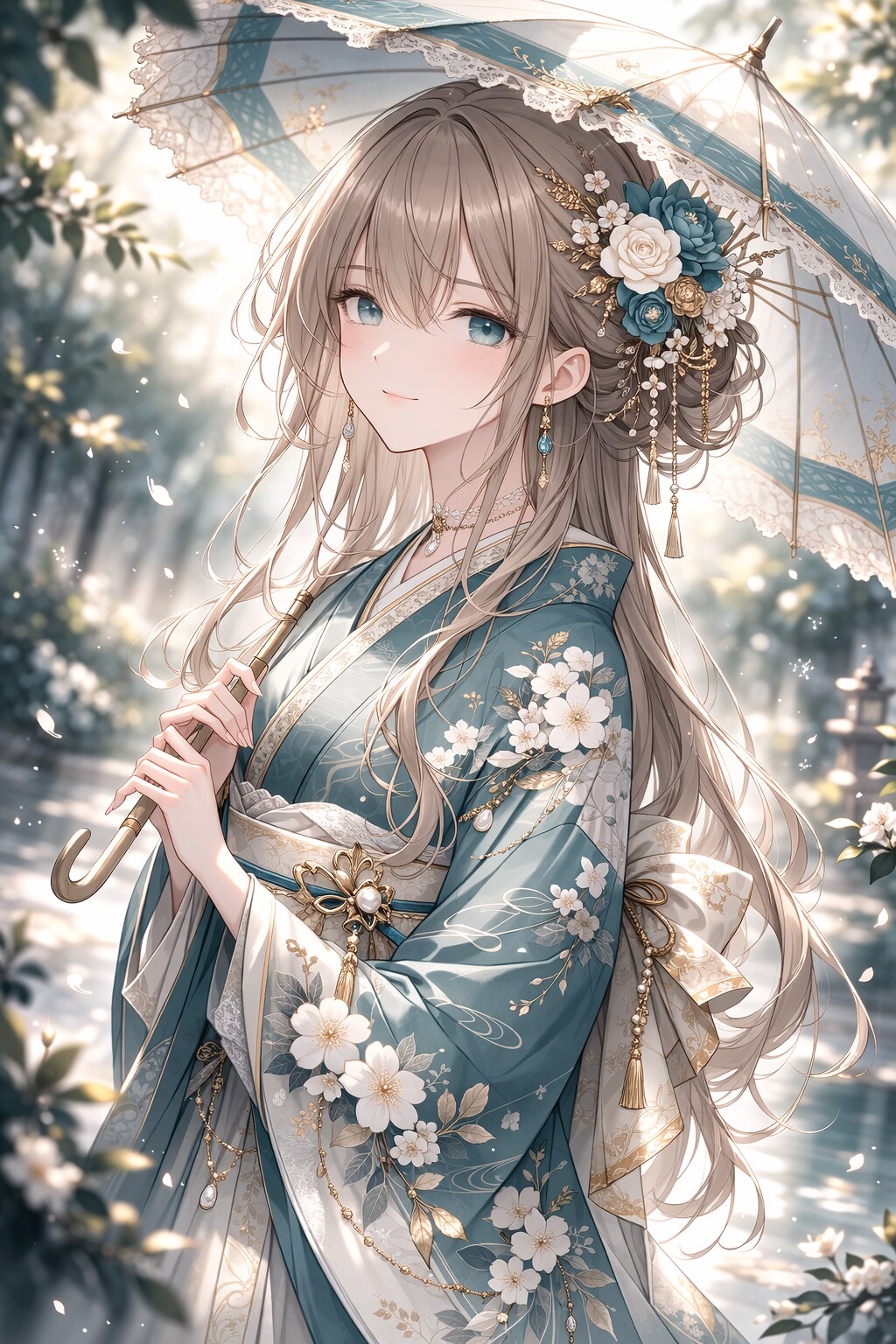 和装美人