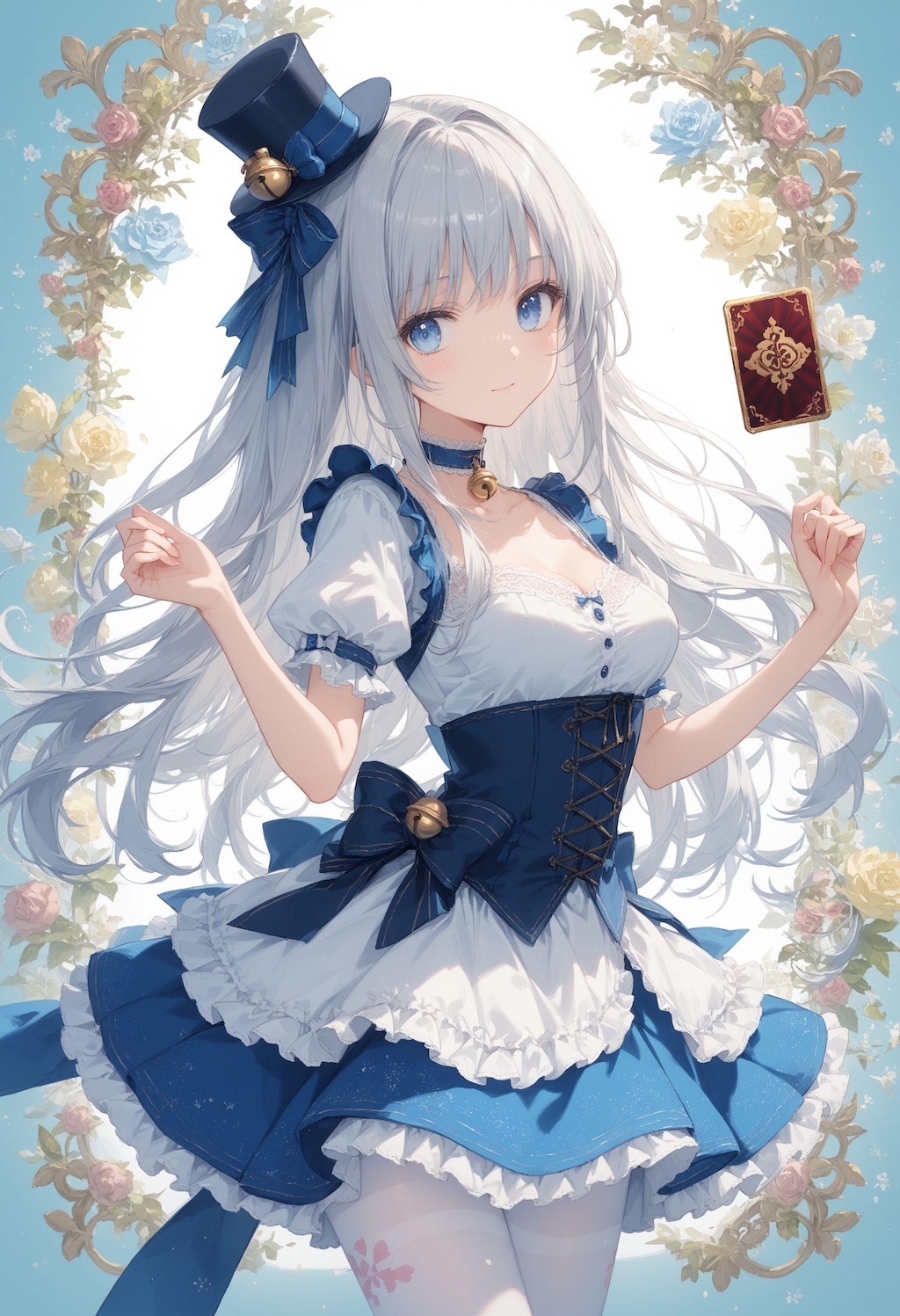 不思議のアリスコスをしている同級生