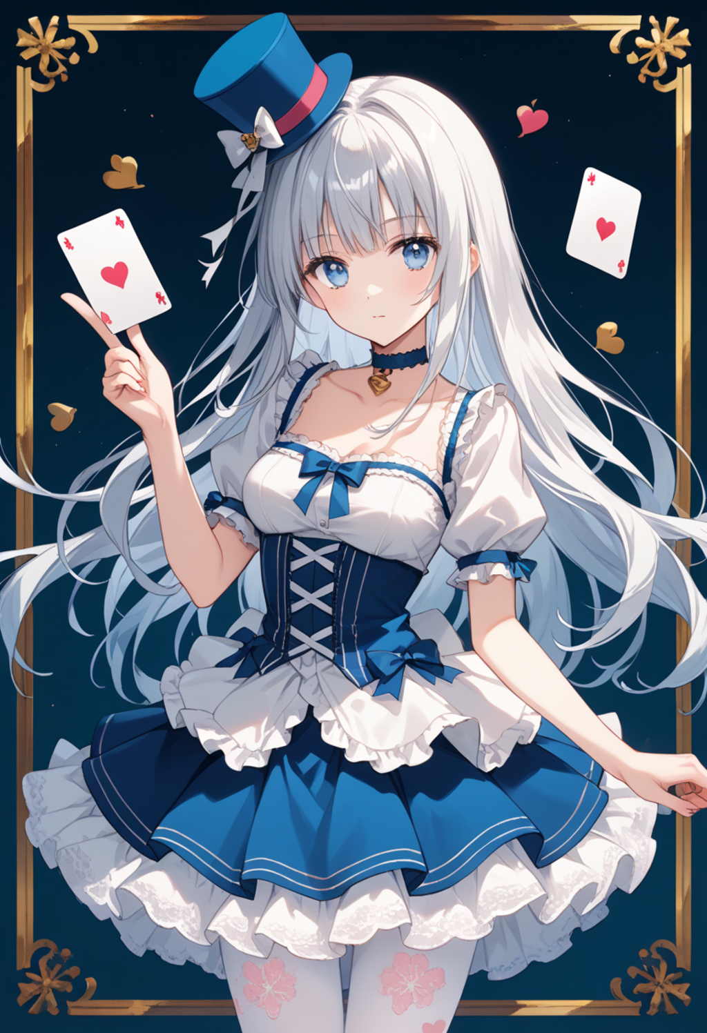 不思議のアリスコスをしている同級生