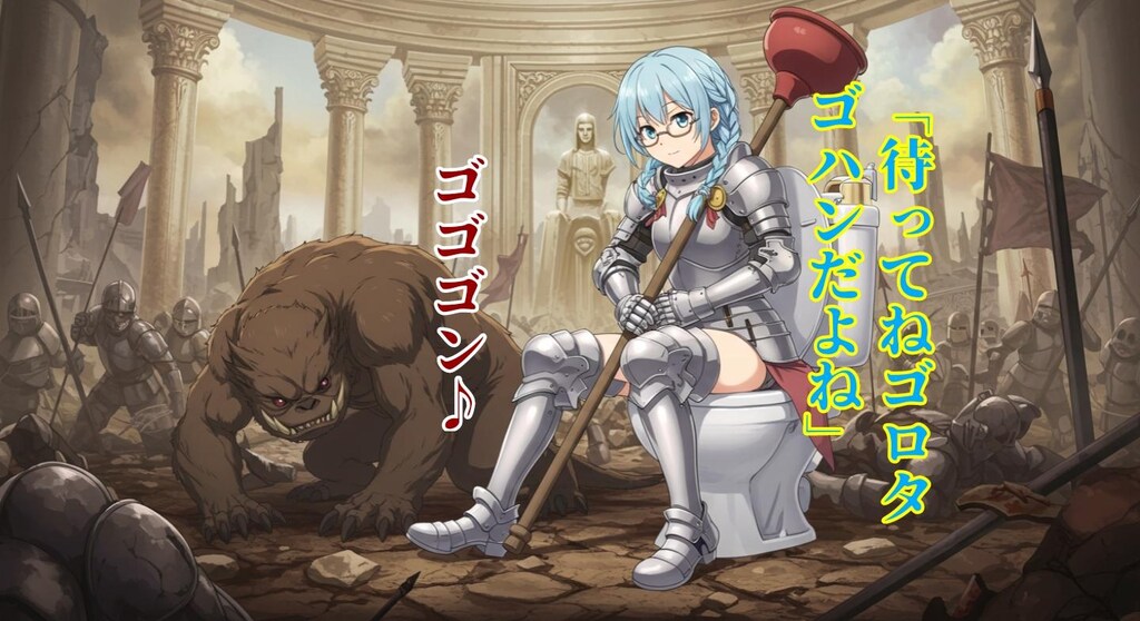 内木乙姫 少佐と内木ゴロタ『異世界便器』【ニャンノ世界】