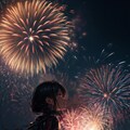 花火大会にて 2枚目