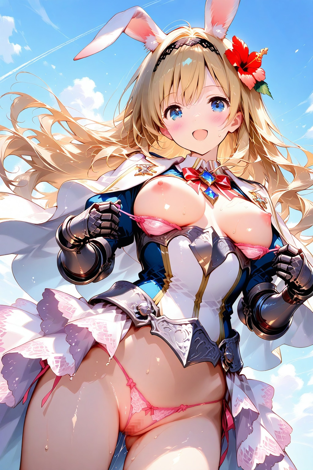 うさみみナイトさんのおっぱい