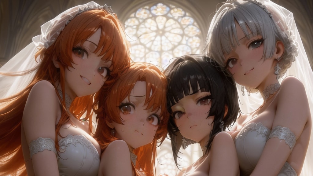 「　ほら　♡ ✨　やさしそうなひとじゃないの　・・・　ちょっとたよりない　っぽいけど　♡♡ ✨　」