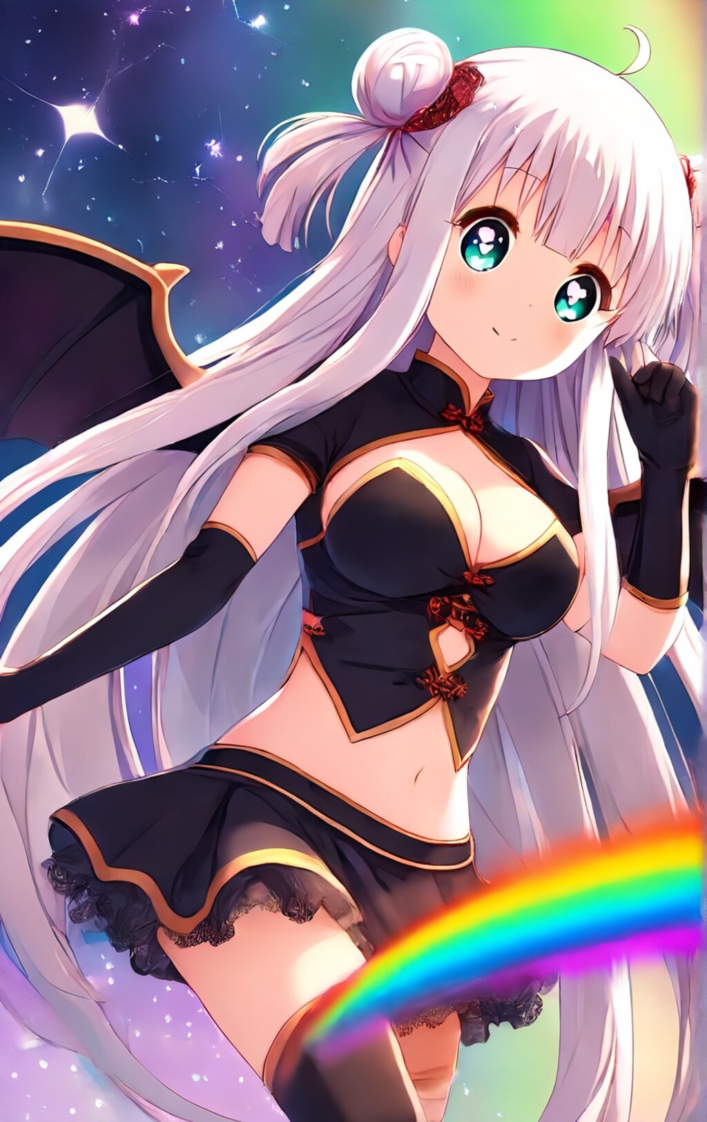 チャイナドレスの女の子