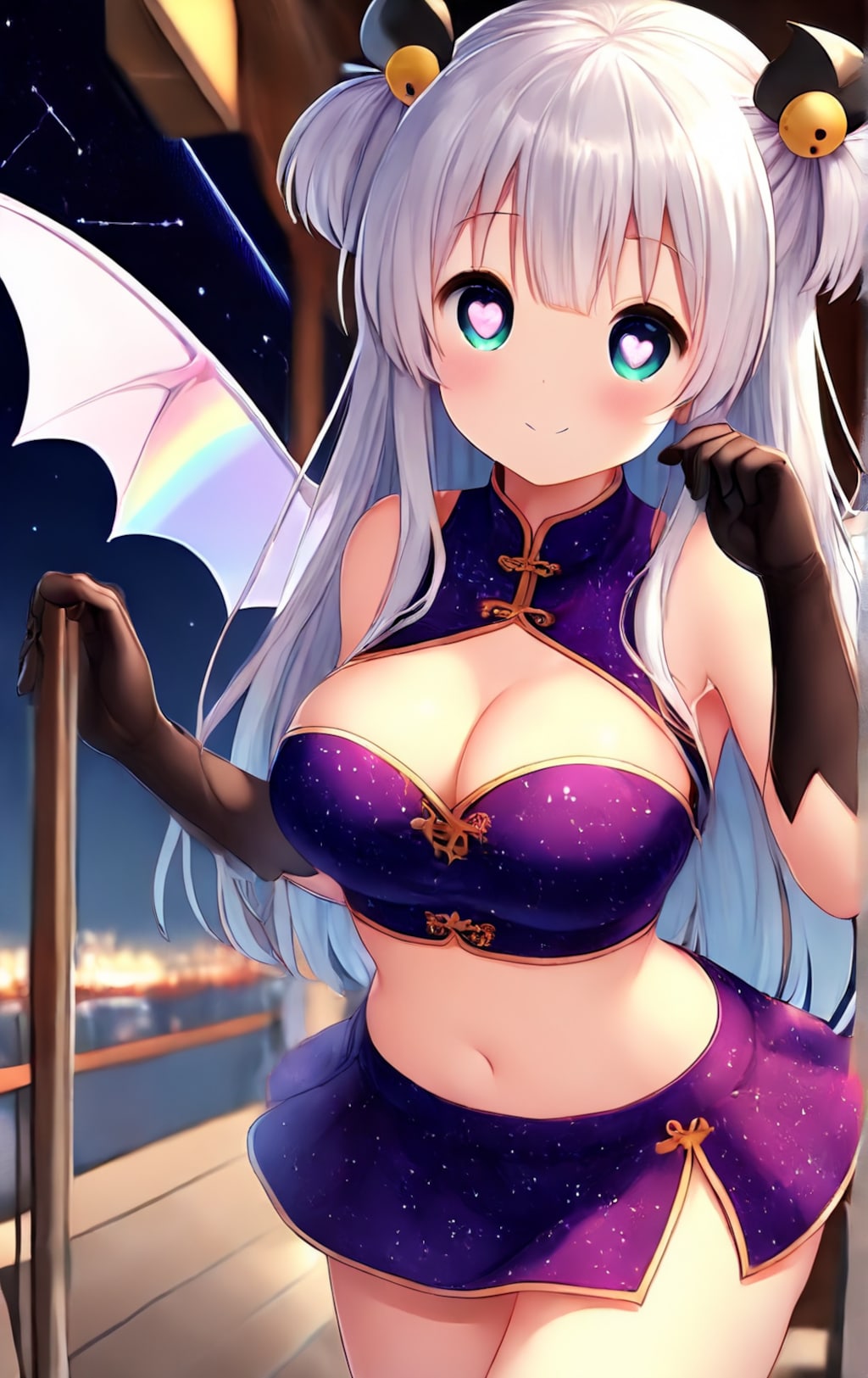 チャイナドレスの女の子