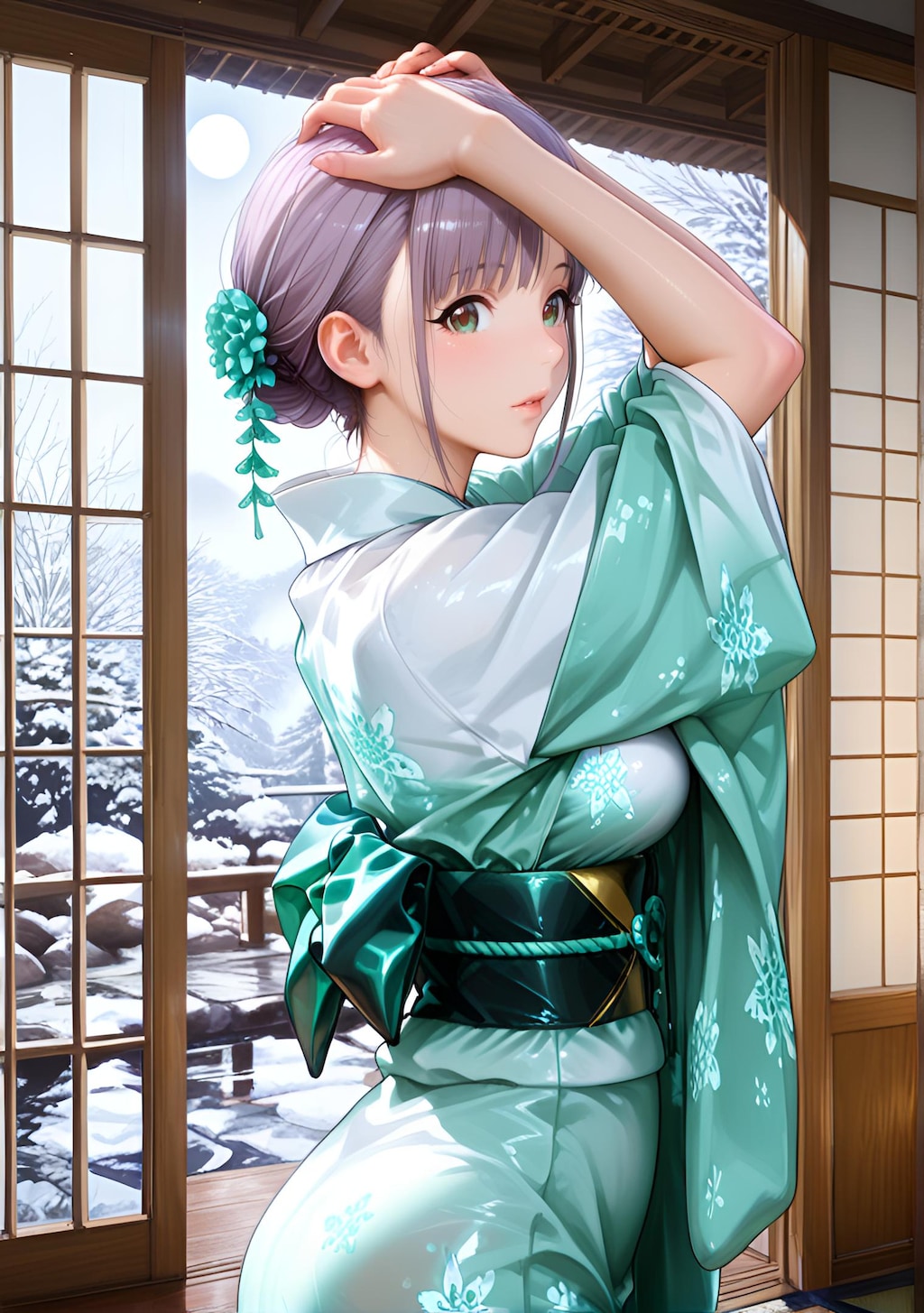 姫野舞依（HimenoMai）着物 着衣 駄作