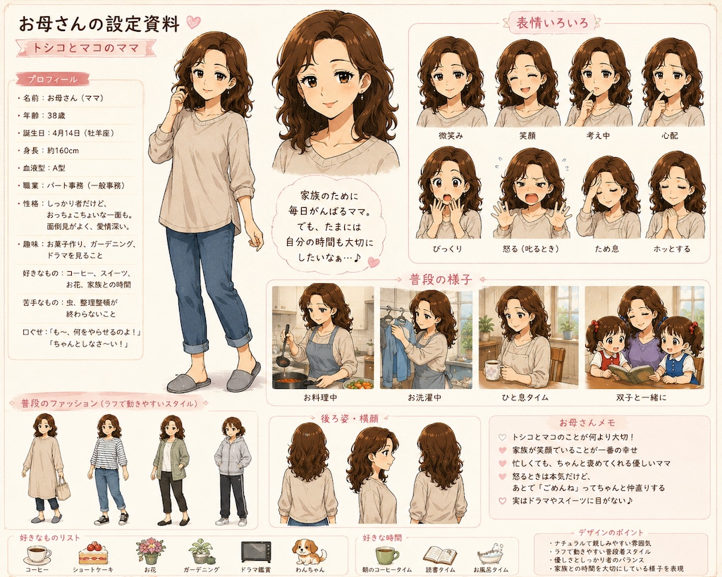 双子とお母さん その2