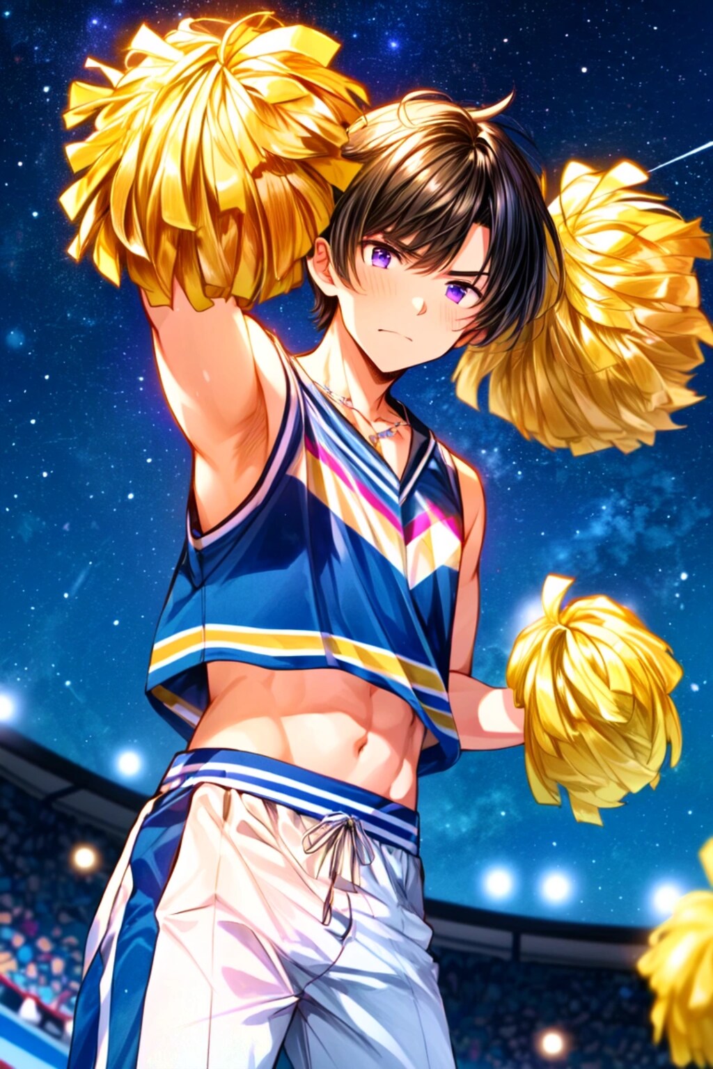 1000作突破！！その2＆チアリーダーな、黒髪短髪男性★(5枚)