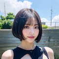 クロップトップでポロリ 3枚目