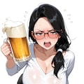 酒飲む一寸法師 2枚目