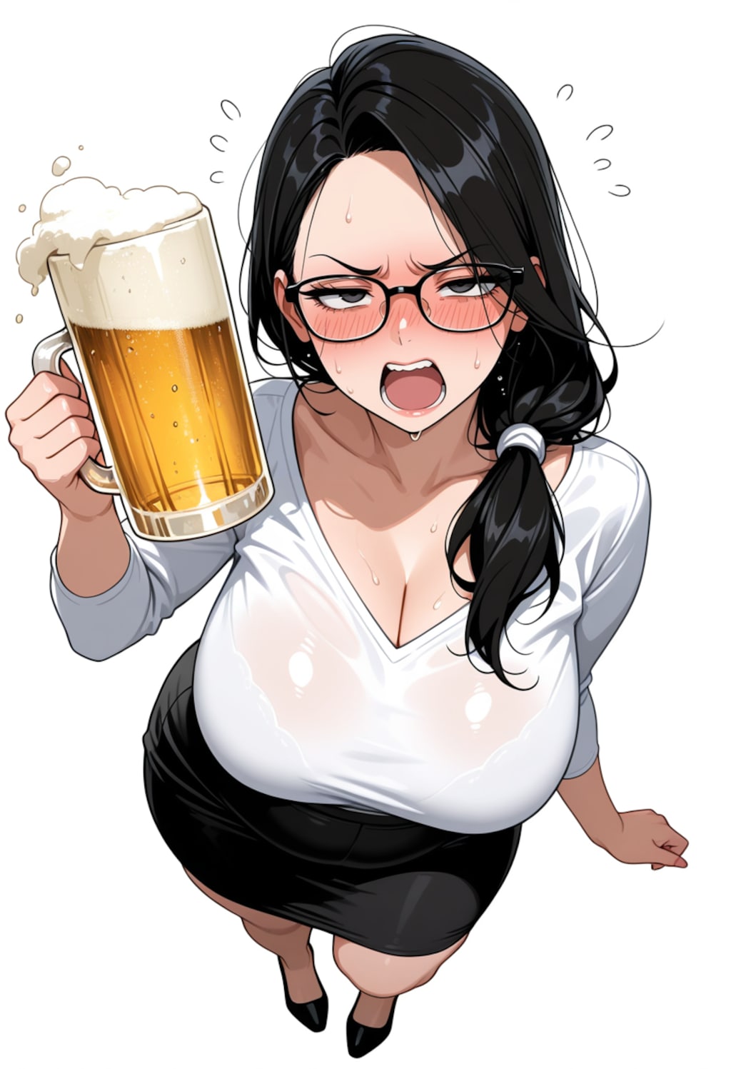酒飲む一寸法師