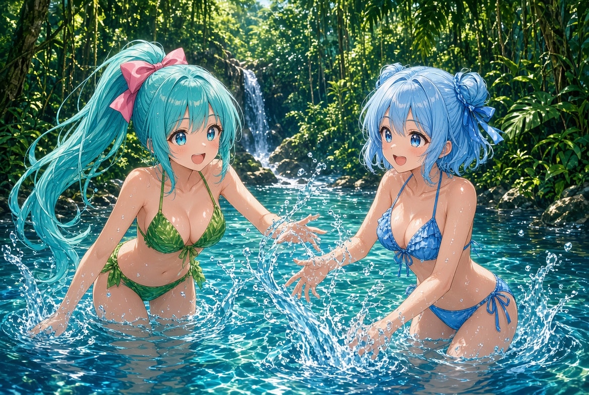 川遊び