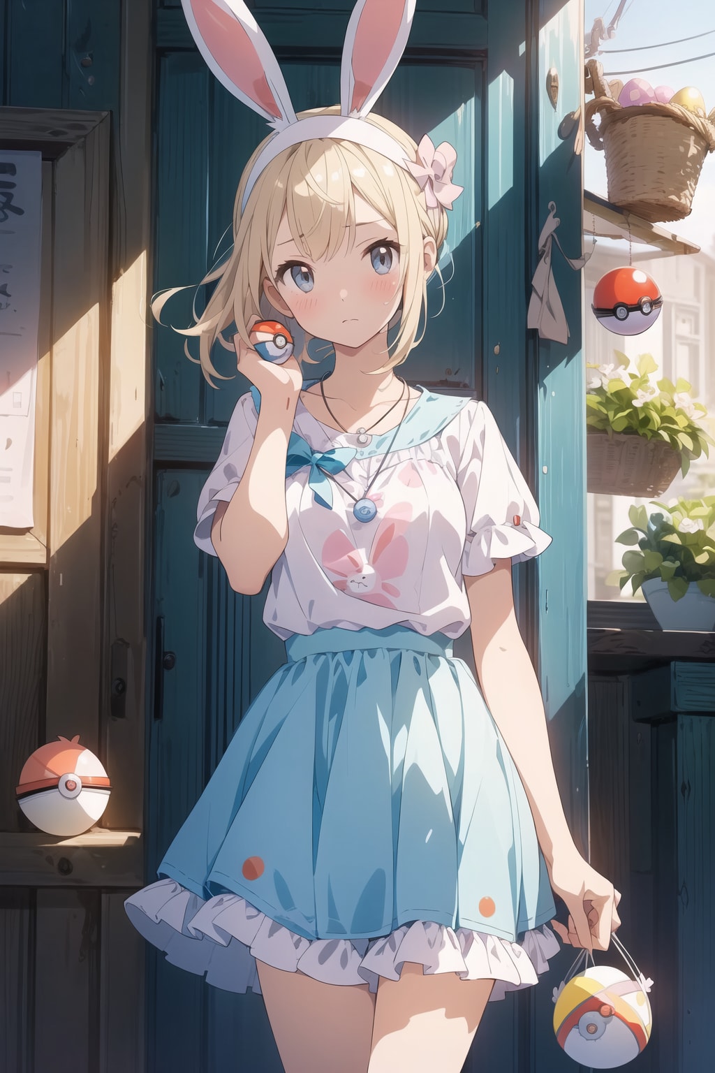 ぷいモン番外編　うさみみトレーナー | の人気AIイラスト・グラビア