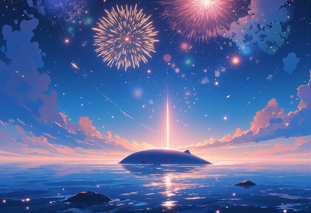 鯨の花火
