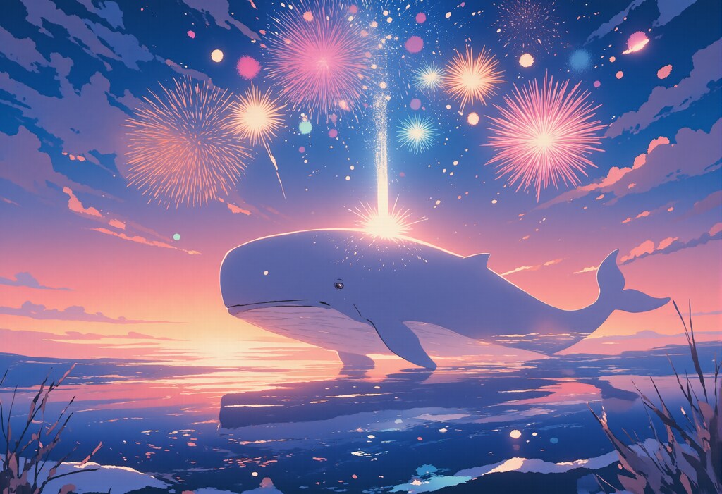 鯨の花火