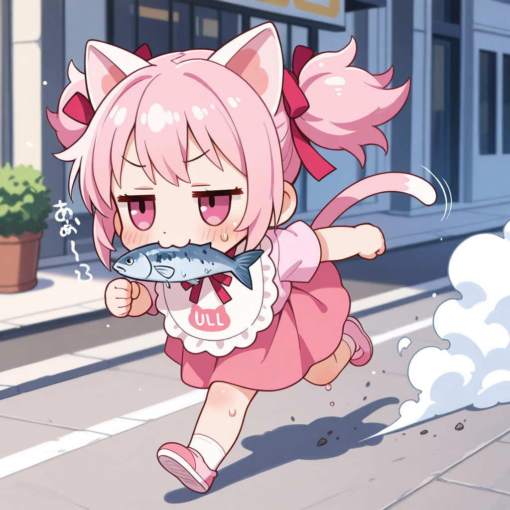 メイちゃんに格の違いを見せつけるねこちゃん！！ | の人気AIイラスト・グラビア