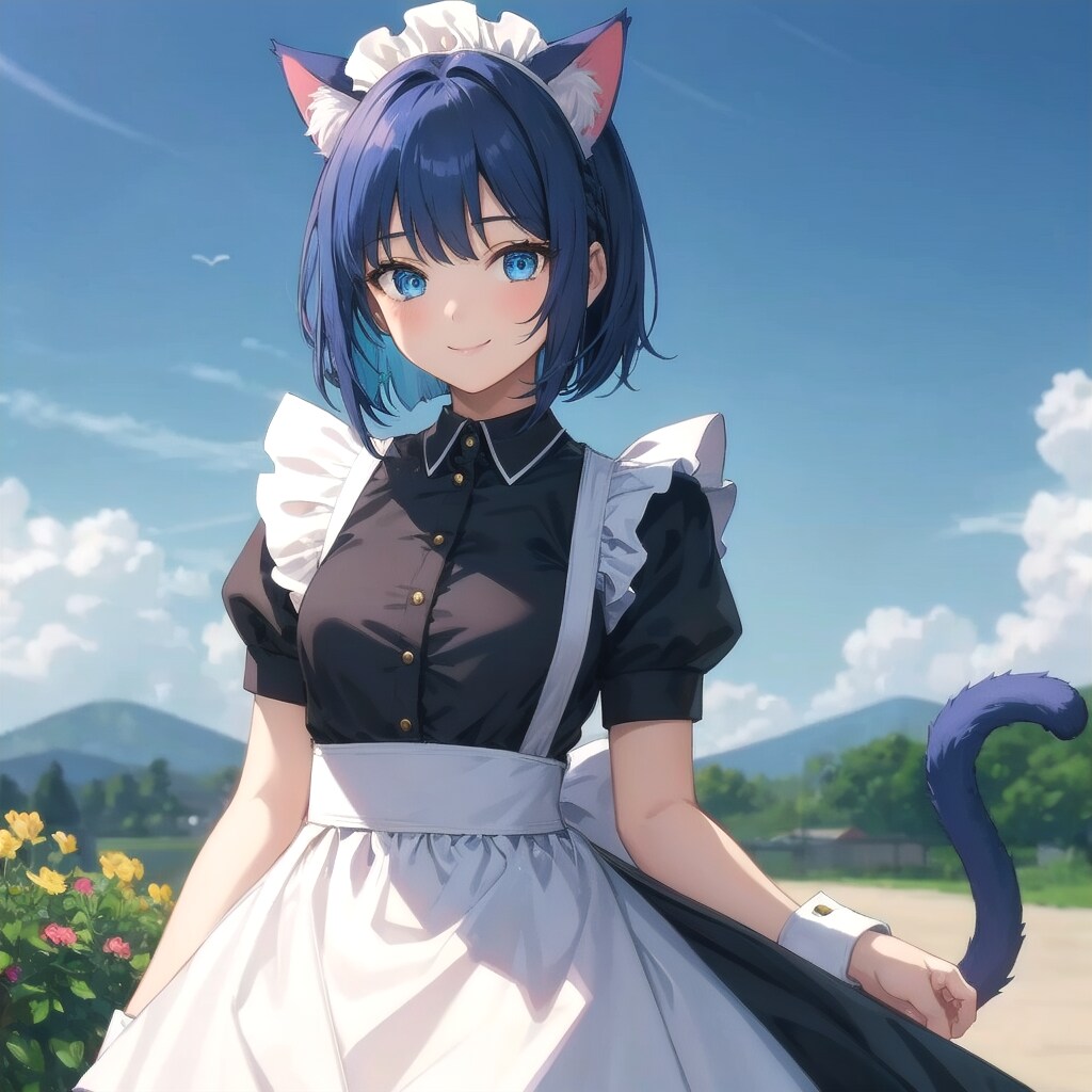 野の花とネコミミメイドあいちゃんだ　弾