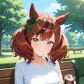 公園でひと休みネイチャさん 2枚目