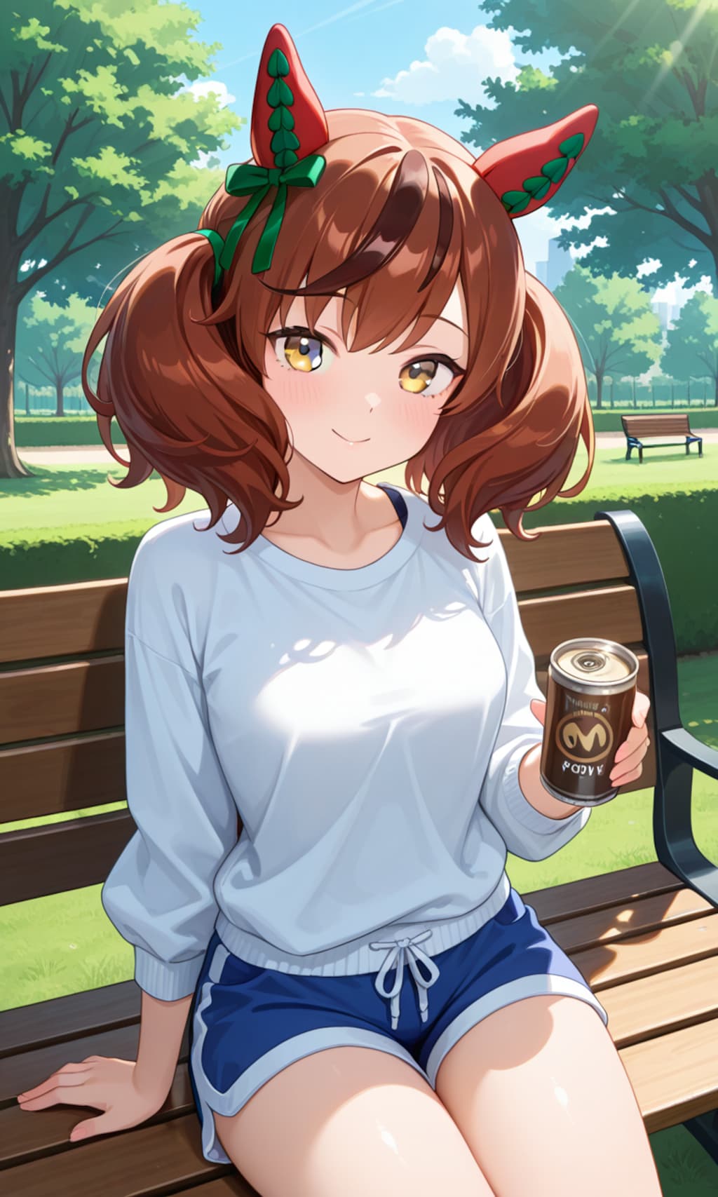公園でひと休みネイチャさん