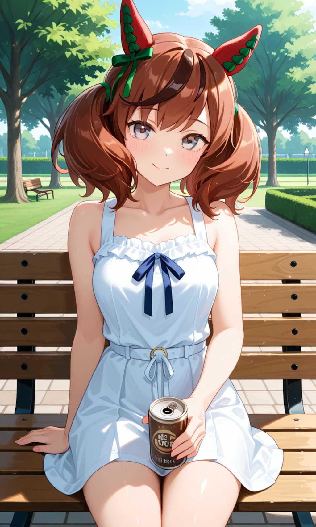 公園でひと休みネイチャさん