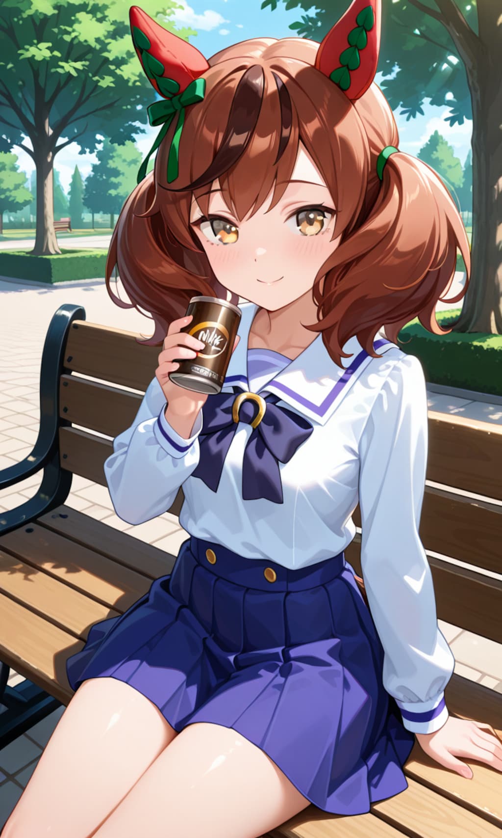 公園でひと休みネイチャさん