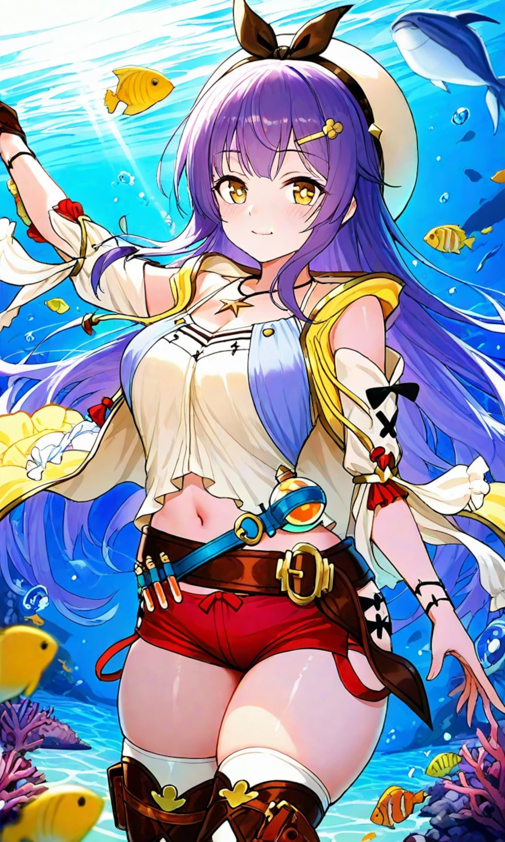 水中ライザコスプレ