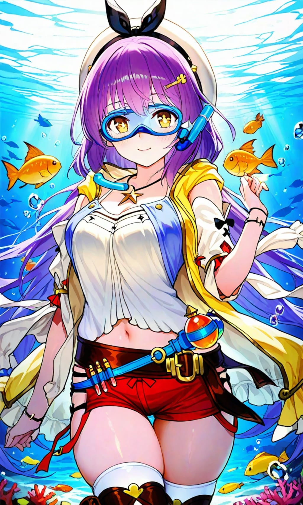 水中ライザコスプレ