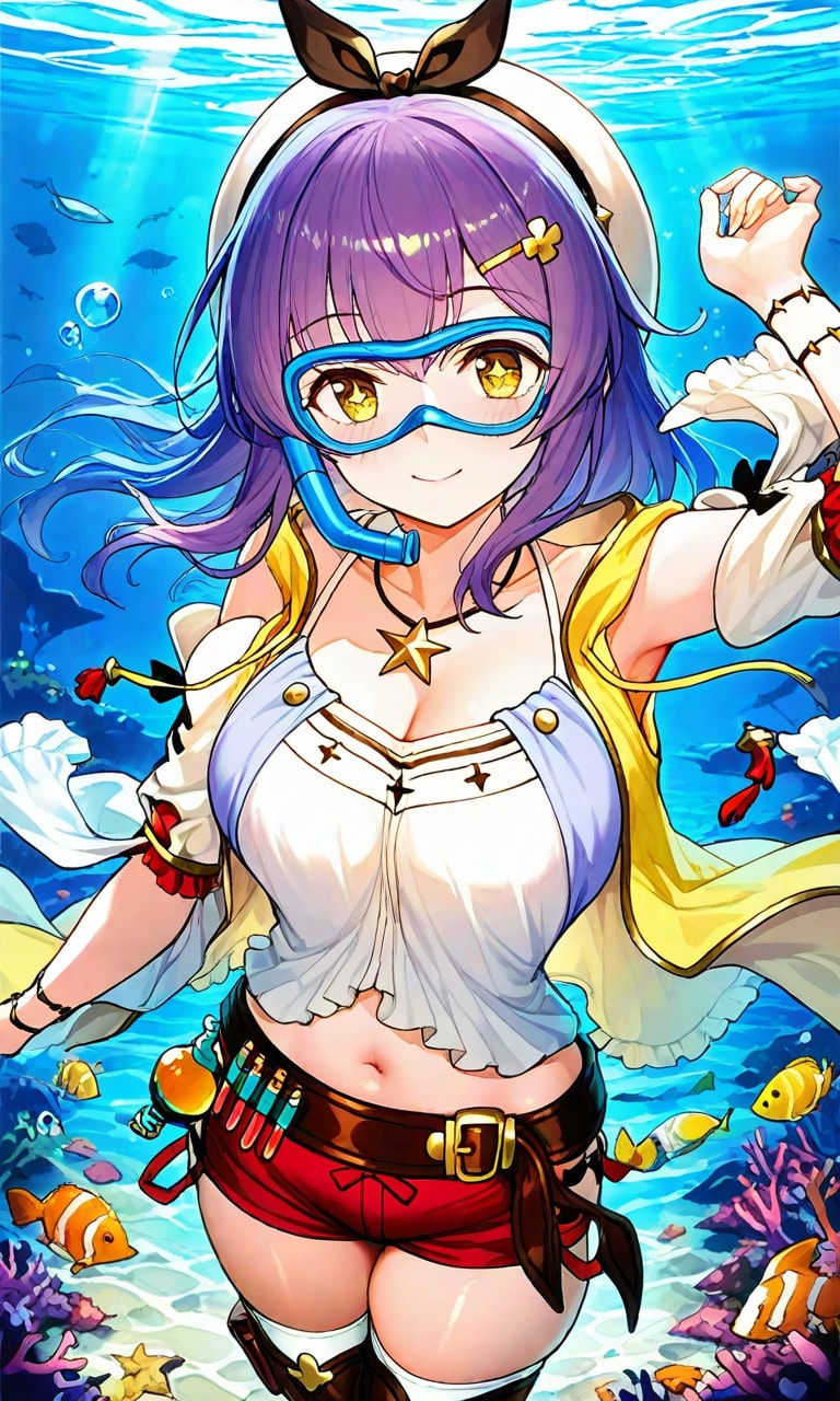 水中ライザコスプレ | の人気AIイラスト・グラビア