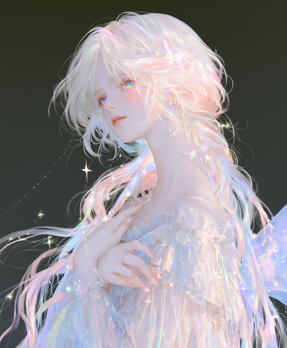 ユニコーンヘアと虹の瞳 | の人気AIイラスト・グラビア