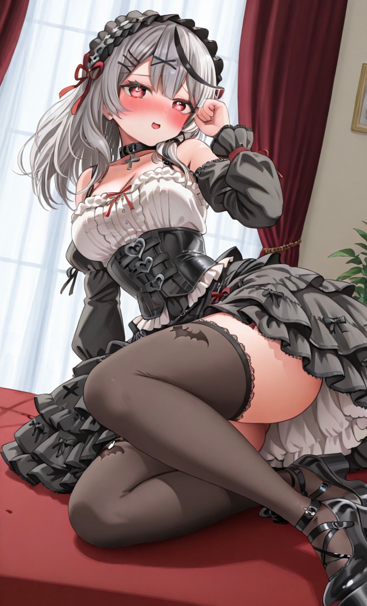 ゴスロリも似合う沙花叉さん