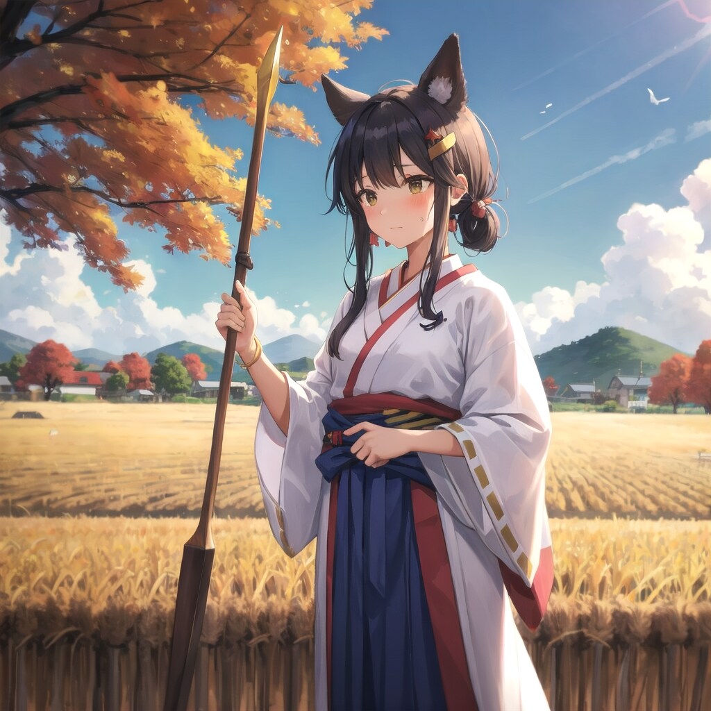 稲穂の女神 | の人気AIイラスト・グラビア