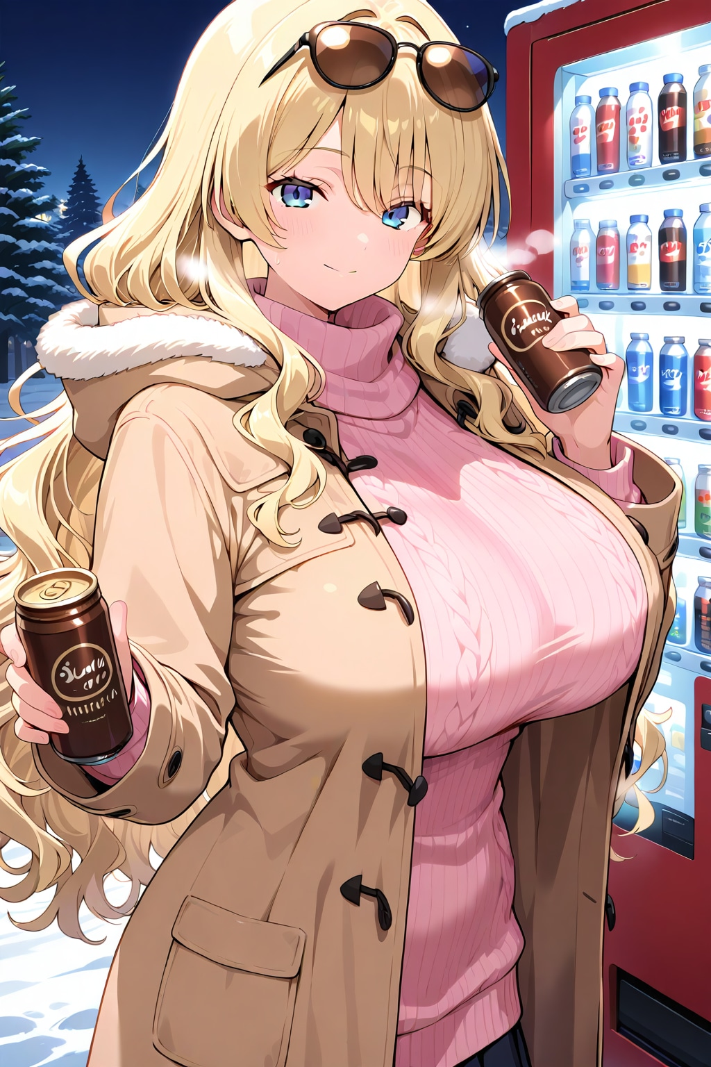 なっちゃんと缶コーヒー