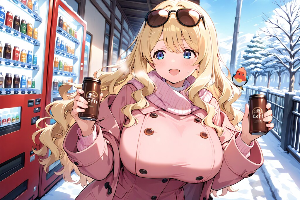 なっちゃんと缶コーヒー