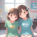 Tシャツと下着少女（リメイク）ふたりVer. 7枚目