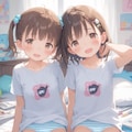Tシャツと下着少女（リメイク）ふたりVer. 10枚目