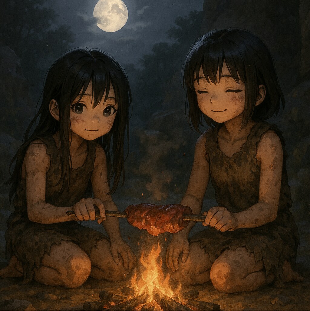 火と笑顔と石器時代