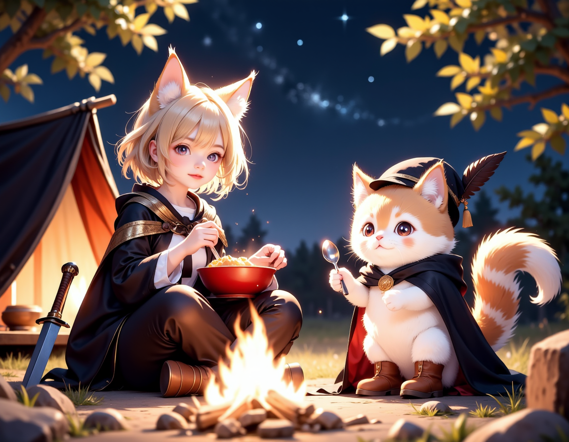 冒険者たち：今夜も御馳走だぜ？ | の人気AIイラスト・グラビア