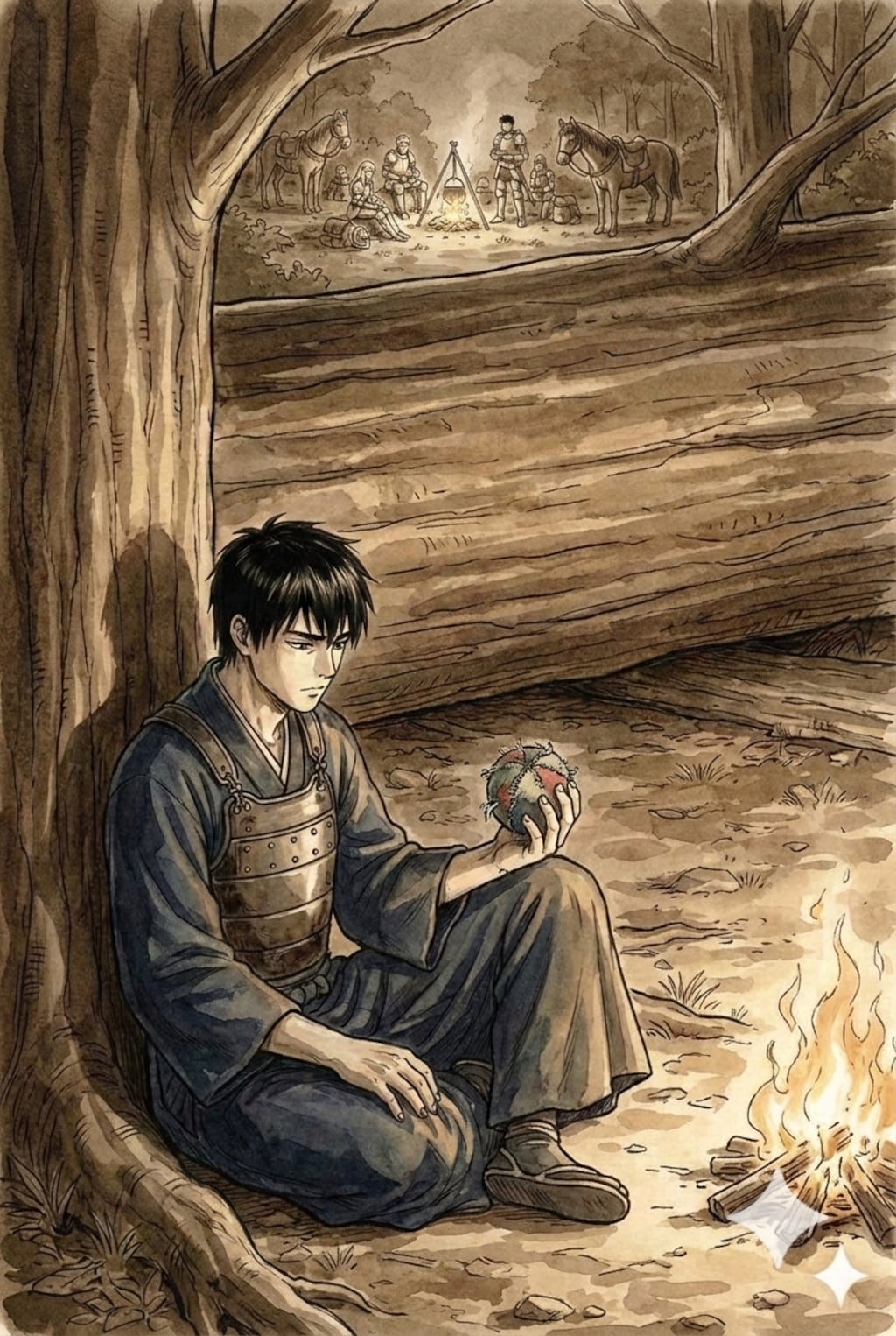 遠い背中と隠した手。問うことすら許されずに