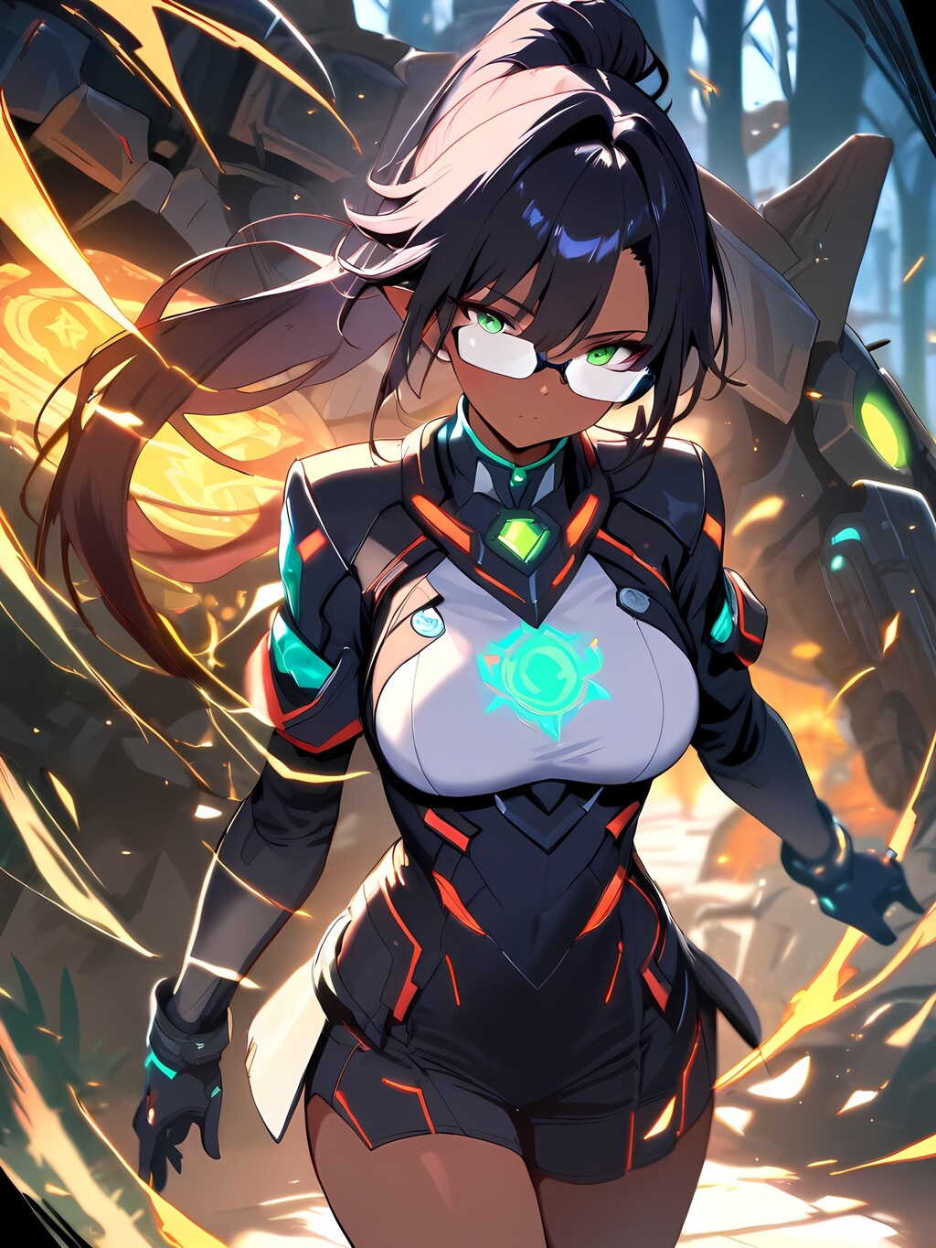 ダークエルフとゴーレム？