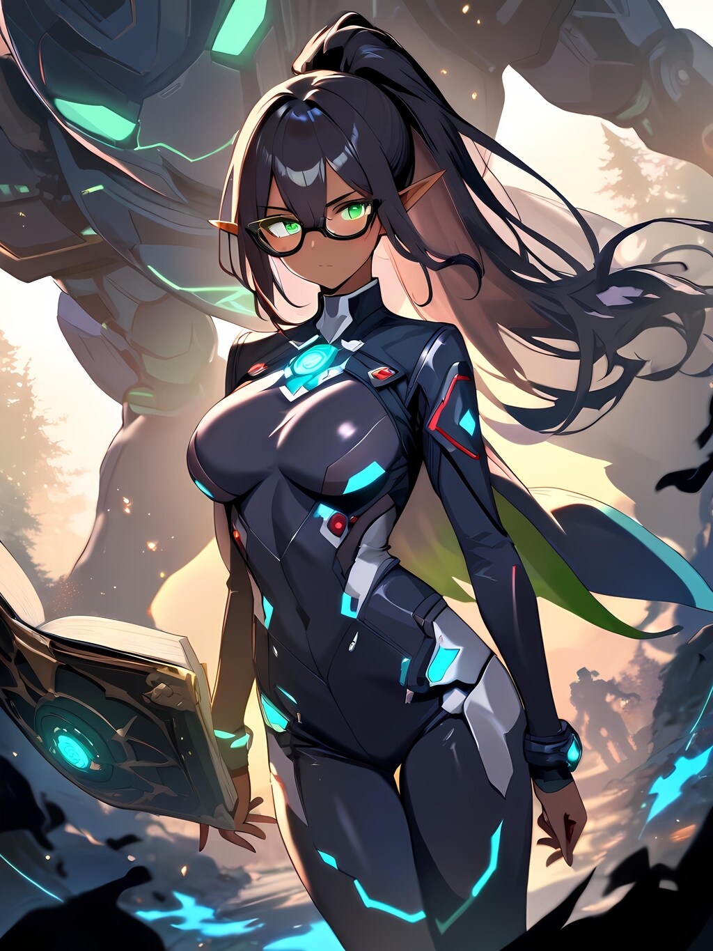 ダークエルフとゴーレム？