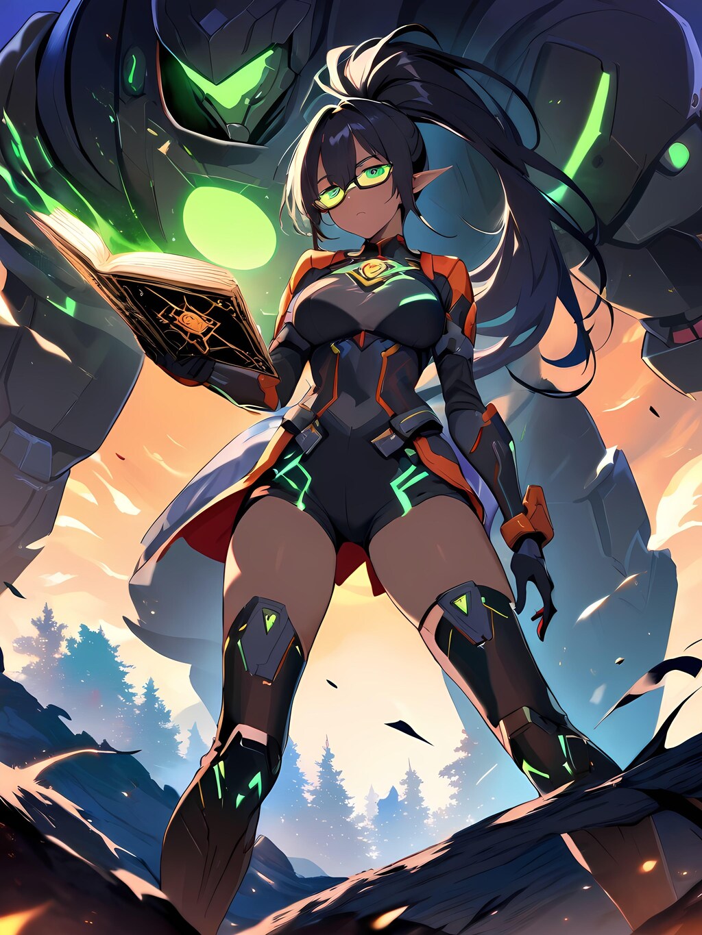 ダークエルフとゴーレム？