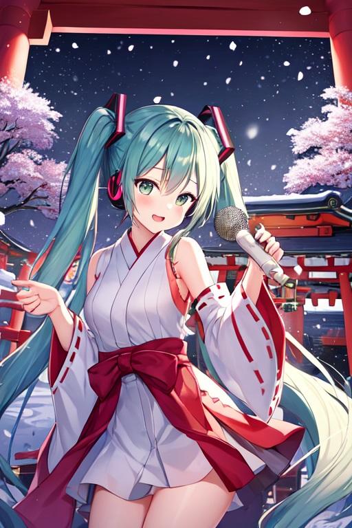 初音ミク神社ライブ