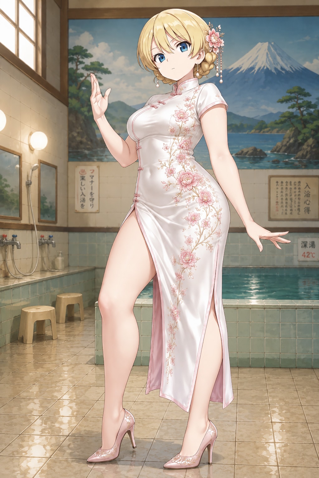 チャイナドレス娘