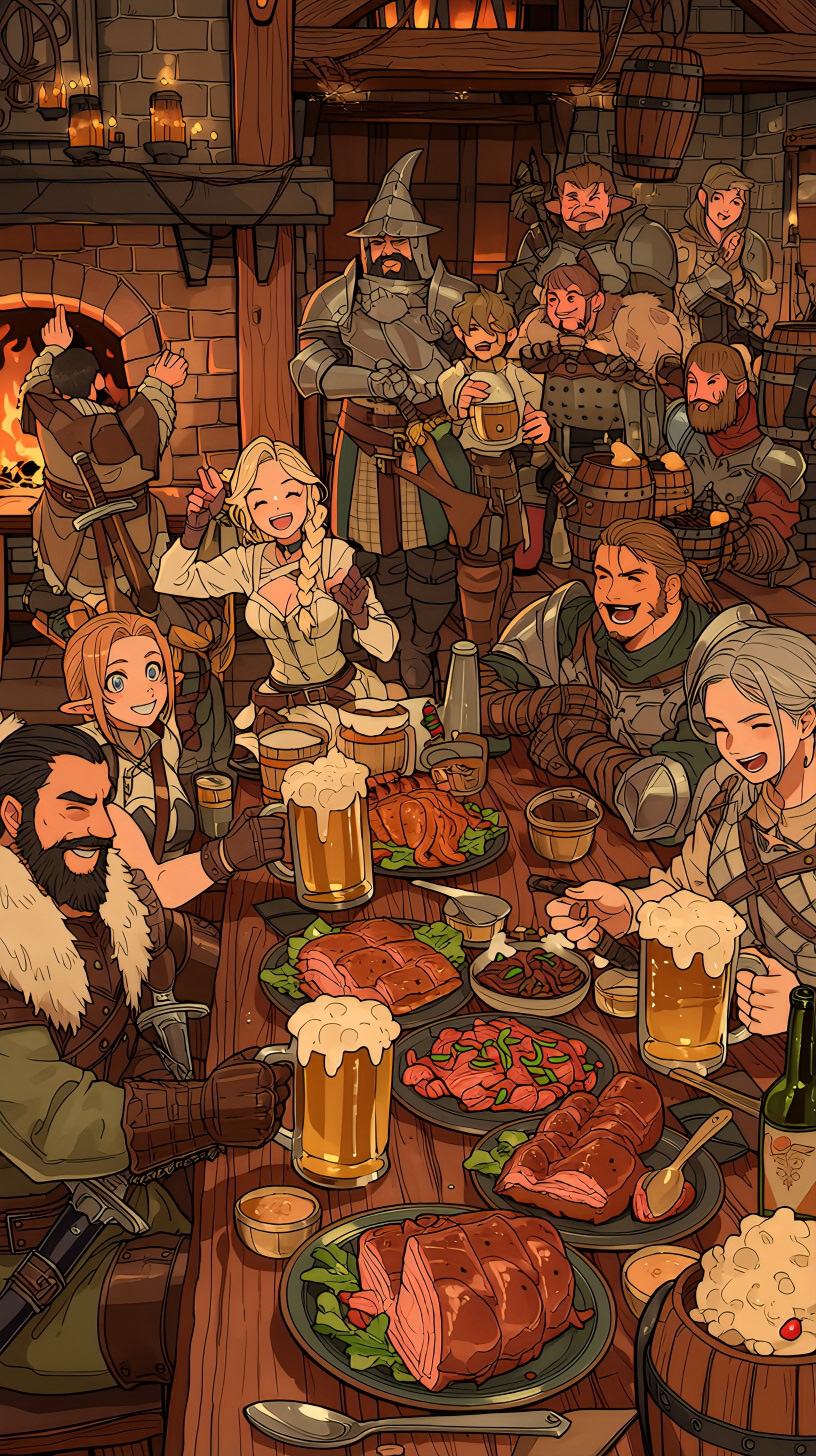 冒険酒場 | の人気AIイラスト・グラビア