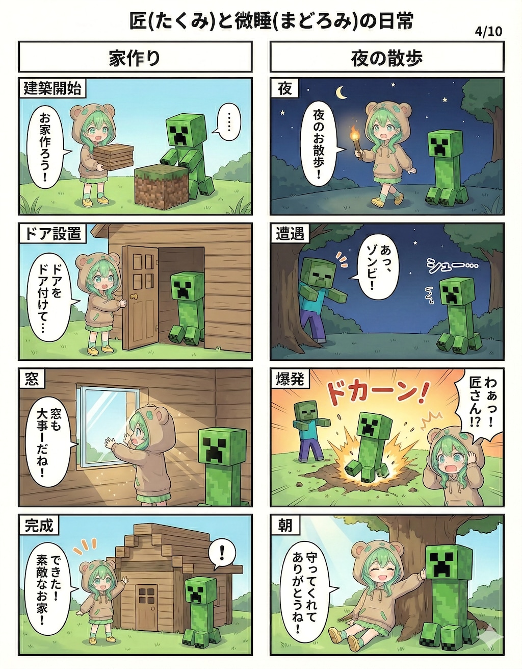 Creeper's Explosive Daily Life