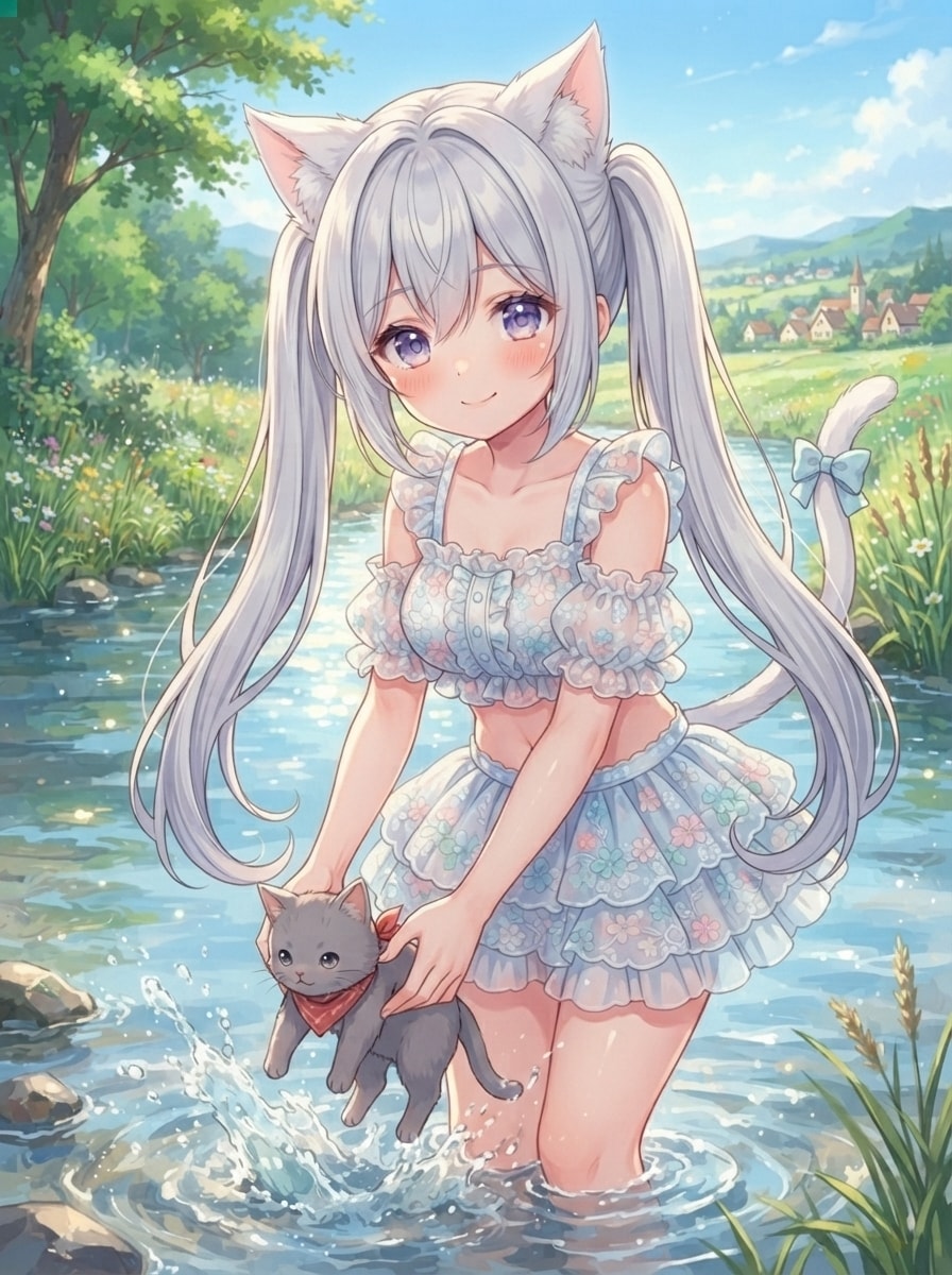 猫 | の人気AIイラスト・グラビア