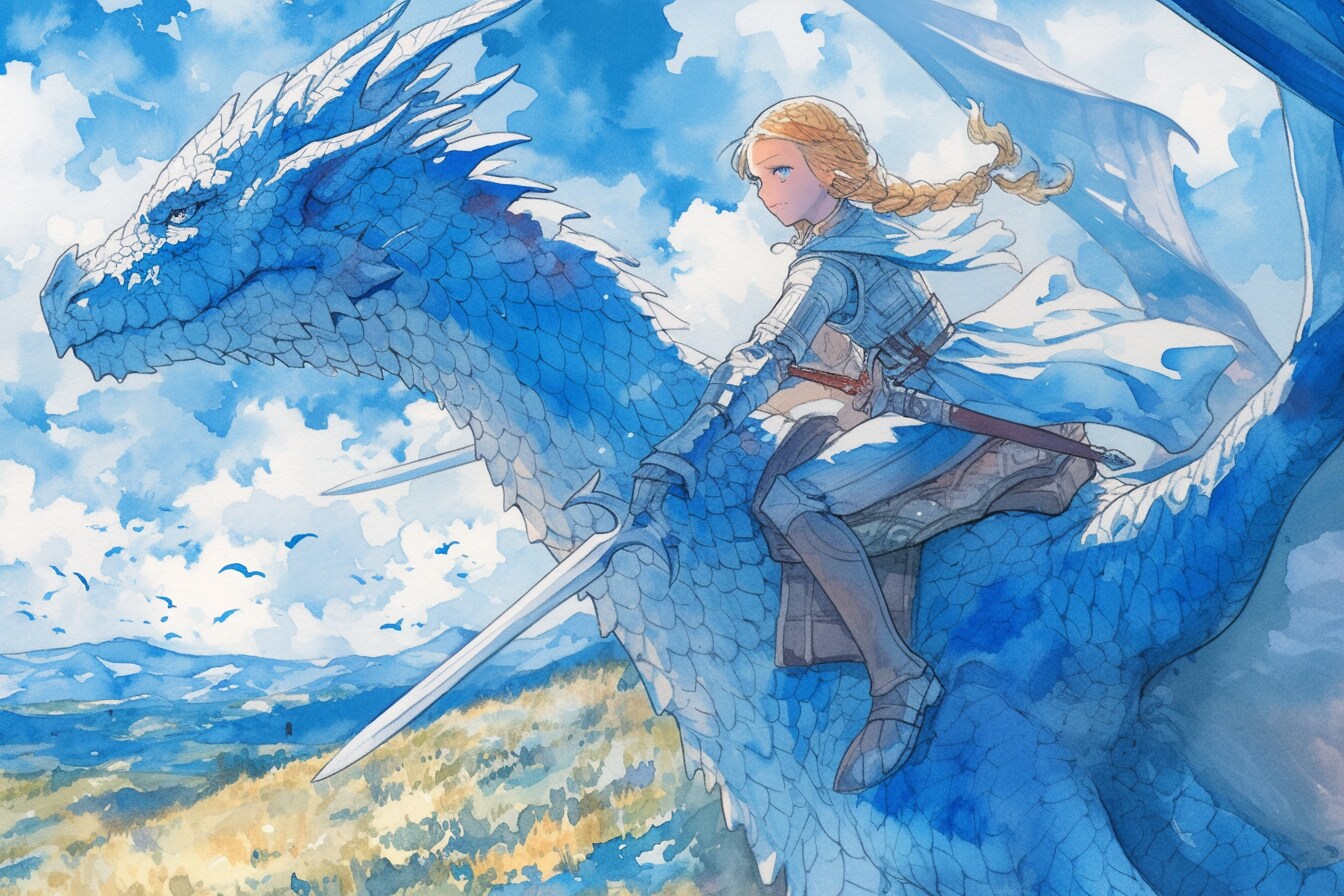 ドラゴンと少女（竜騎士）41 | の人気AIイラスト・グラビア