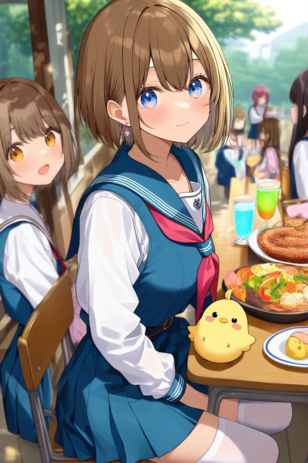 森のBBQと小さな仲間