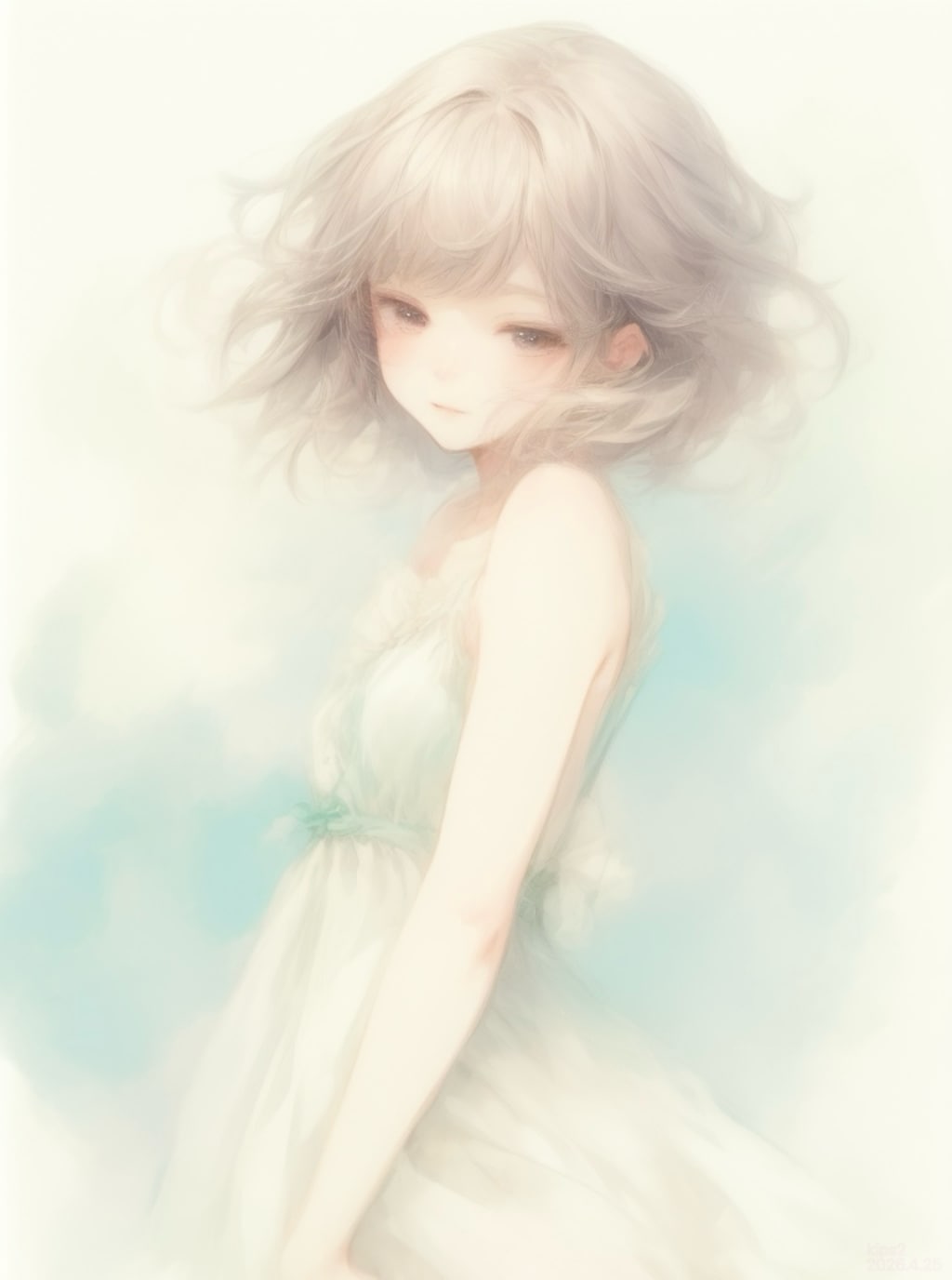 水色34